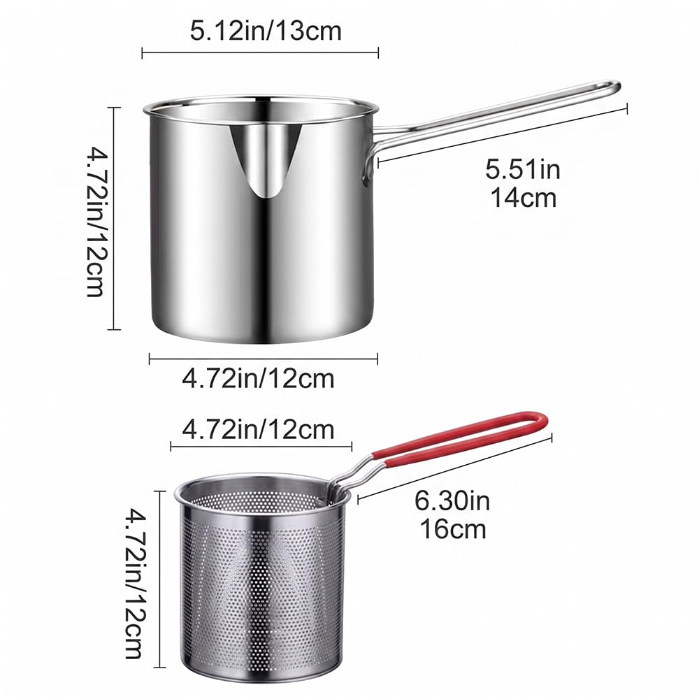 304 Stainless Steel Fryer X3099