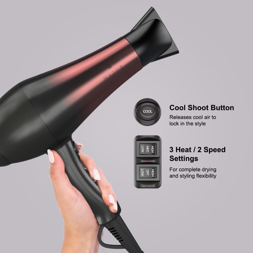 1875W Ceramic Tourmaline Ionic Hair Dryer R63939