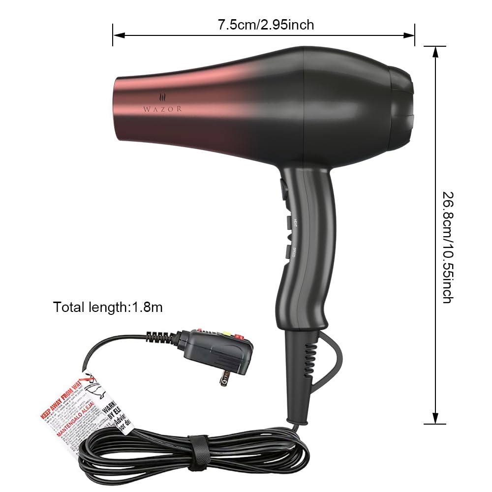 1875W Ceramic Tourmaline Ionic Hair Dryer R63939