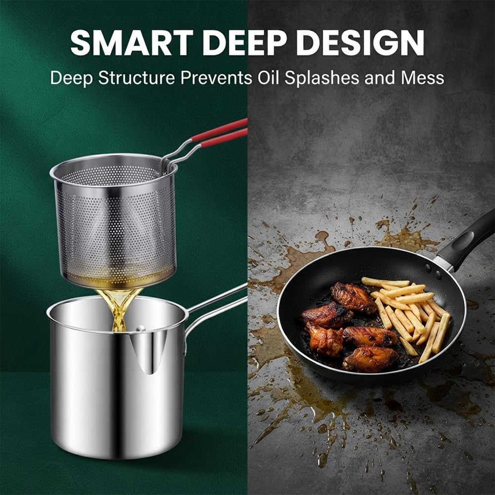 304 Stainless Steel Fryer X3099