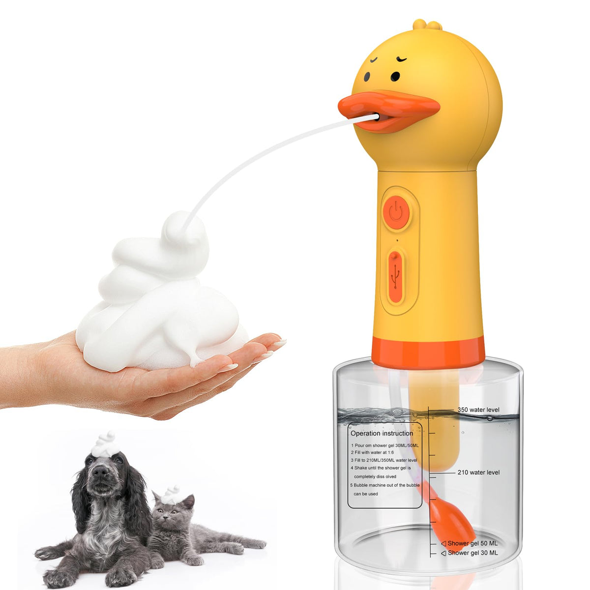 Electric Foaming Shampoo Dispenser B9262
