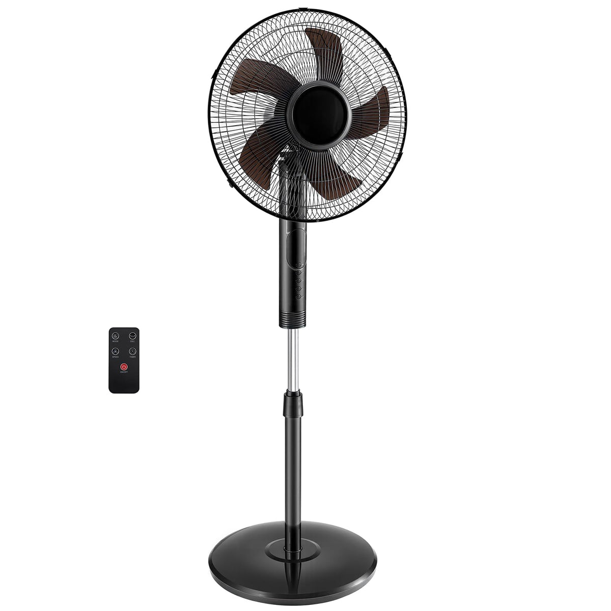 17" Oscillating Pedestal Fan with Remote D7838