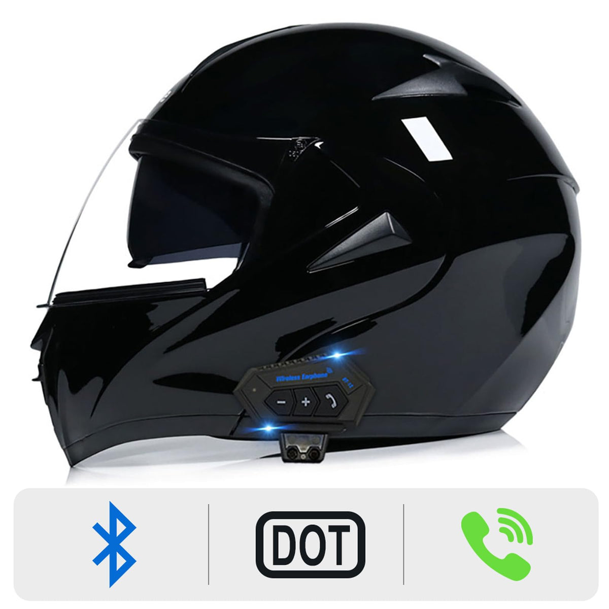 DOT Approved Bluetooth Modular Helmet H4456