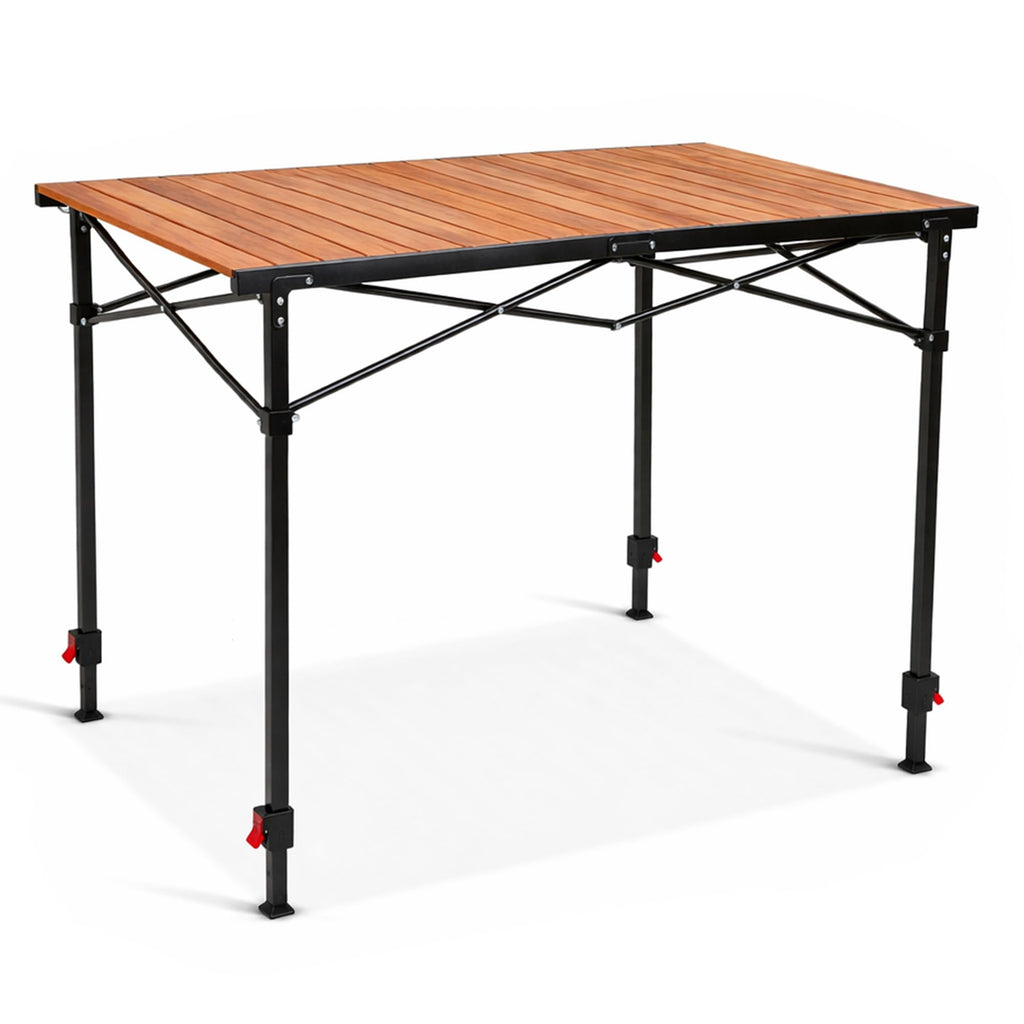Large Adjustable Height Aluminum Camping Table M36380