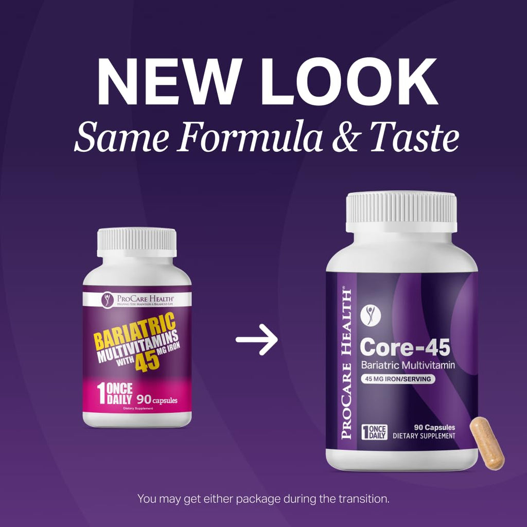 Bariatric Multivitamin 45mg Iron Capsule 30ct J920096