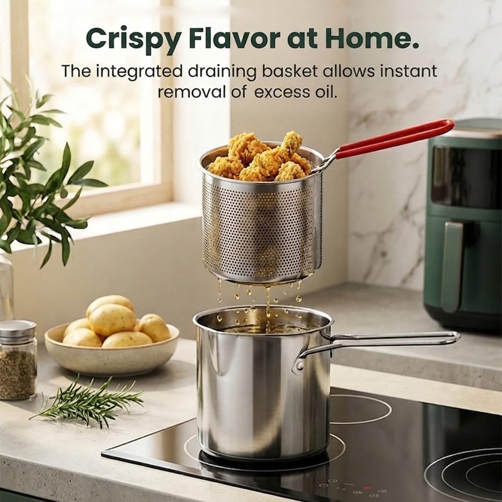 304 Stainless Steel Fryer X3099
