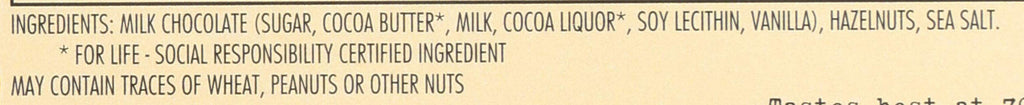 Hazelnut Milk Chocolate Bar 3.2 OZ V261