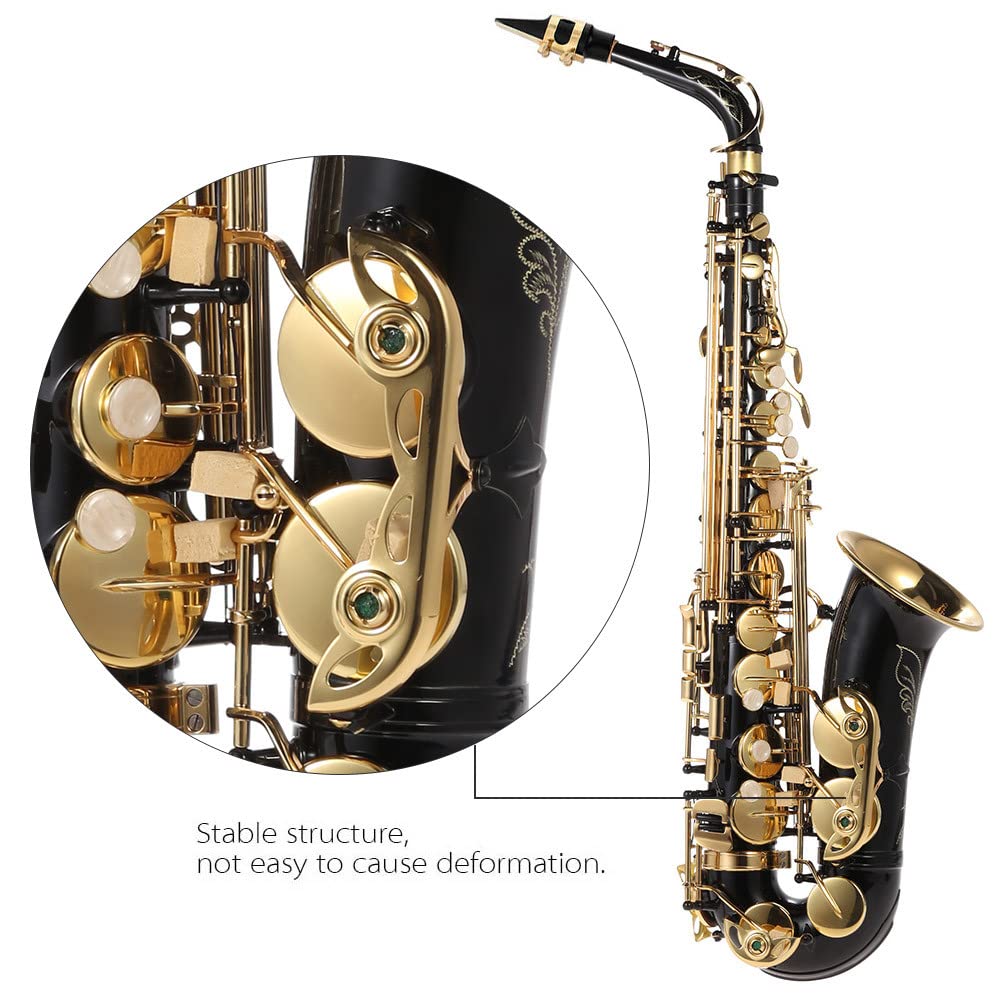 Eb Alto Saxophone Brass Gold Lacquer with Case W597