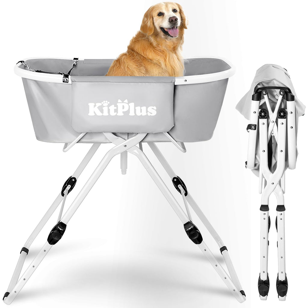 Portable 5 Height Adjustable Dog Bathtub H414