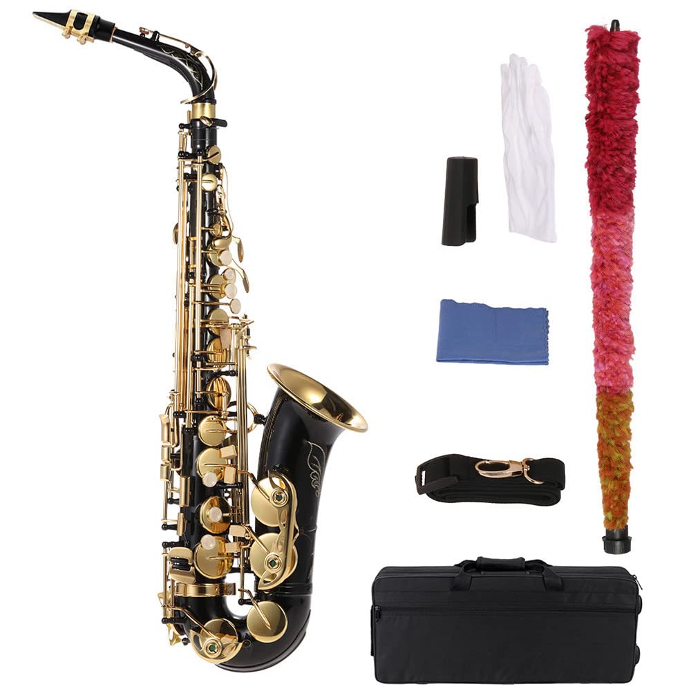 Eb Alto Saxophone Brass Gold Lacquer with Case W597
