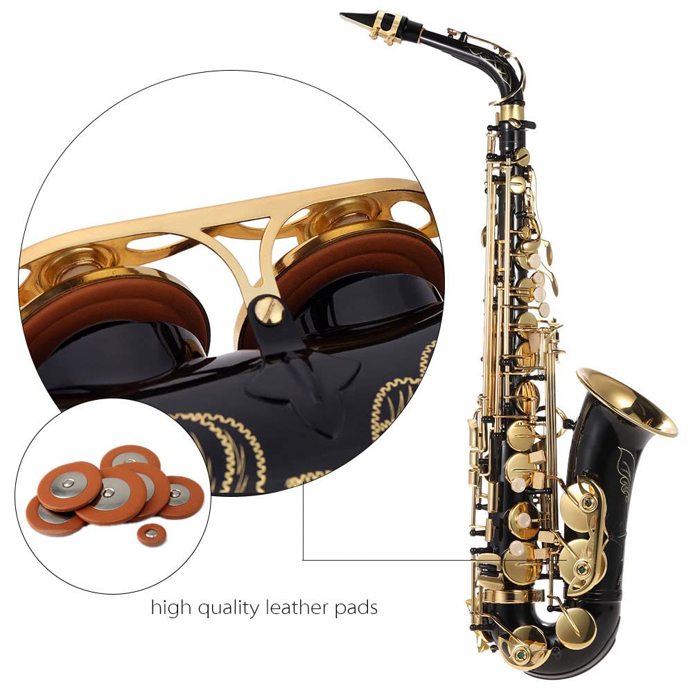 Eb Alto Saxophone Brass Gold Lacquer with Case W597