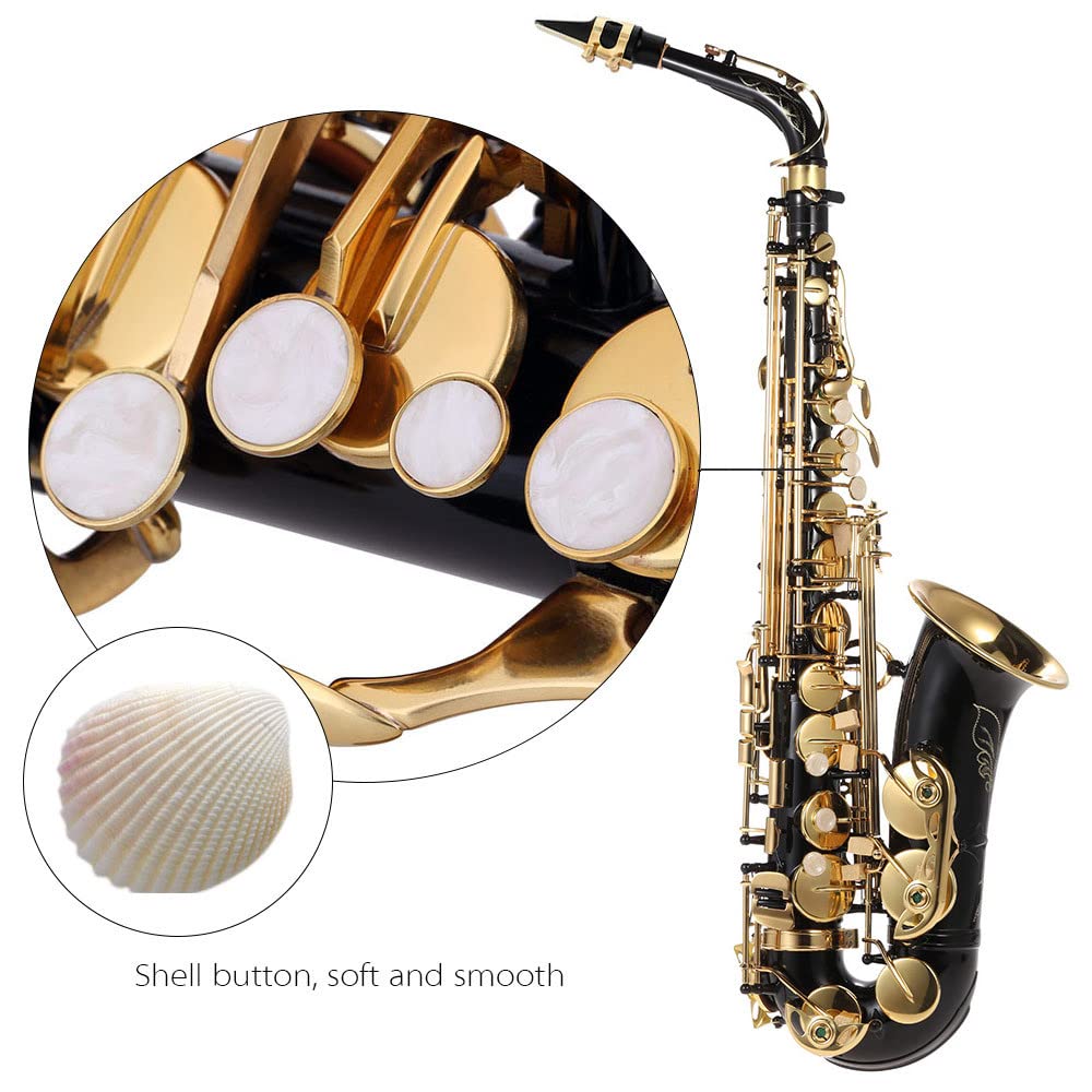 Eb Alto Saxophone Brass Gold Lacquer with Case W597