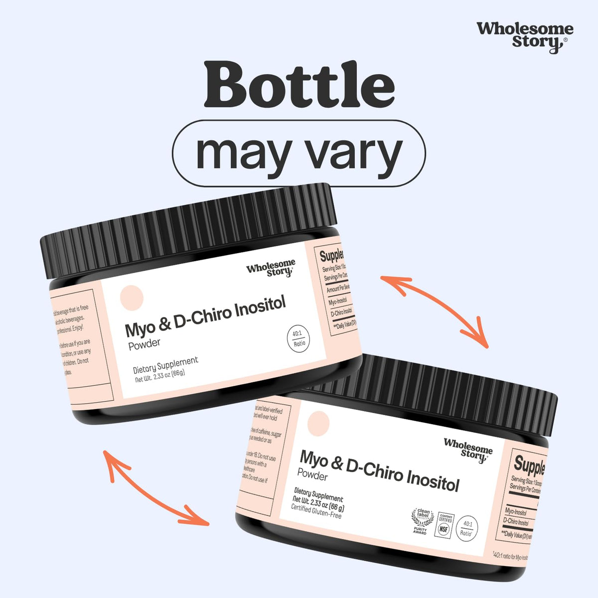 Myo-Inositol & D-Chiro Inositol Supplement Powder 40:1 Ratio 30 Servings L797659