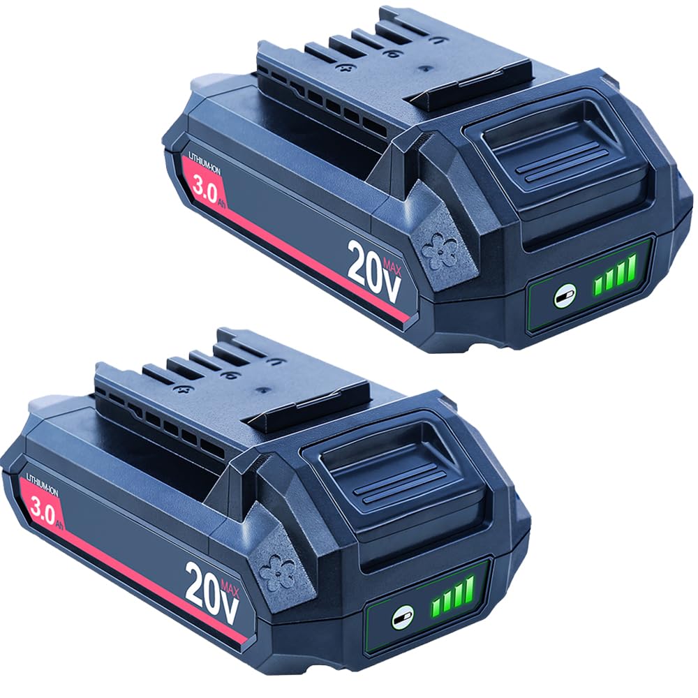20V 3000mAh Lithium-Ion Battery 2 Packs R4147