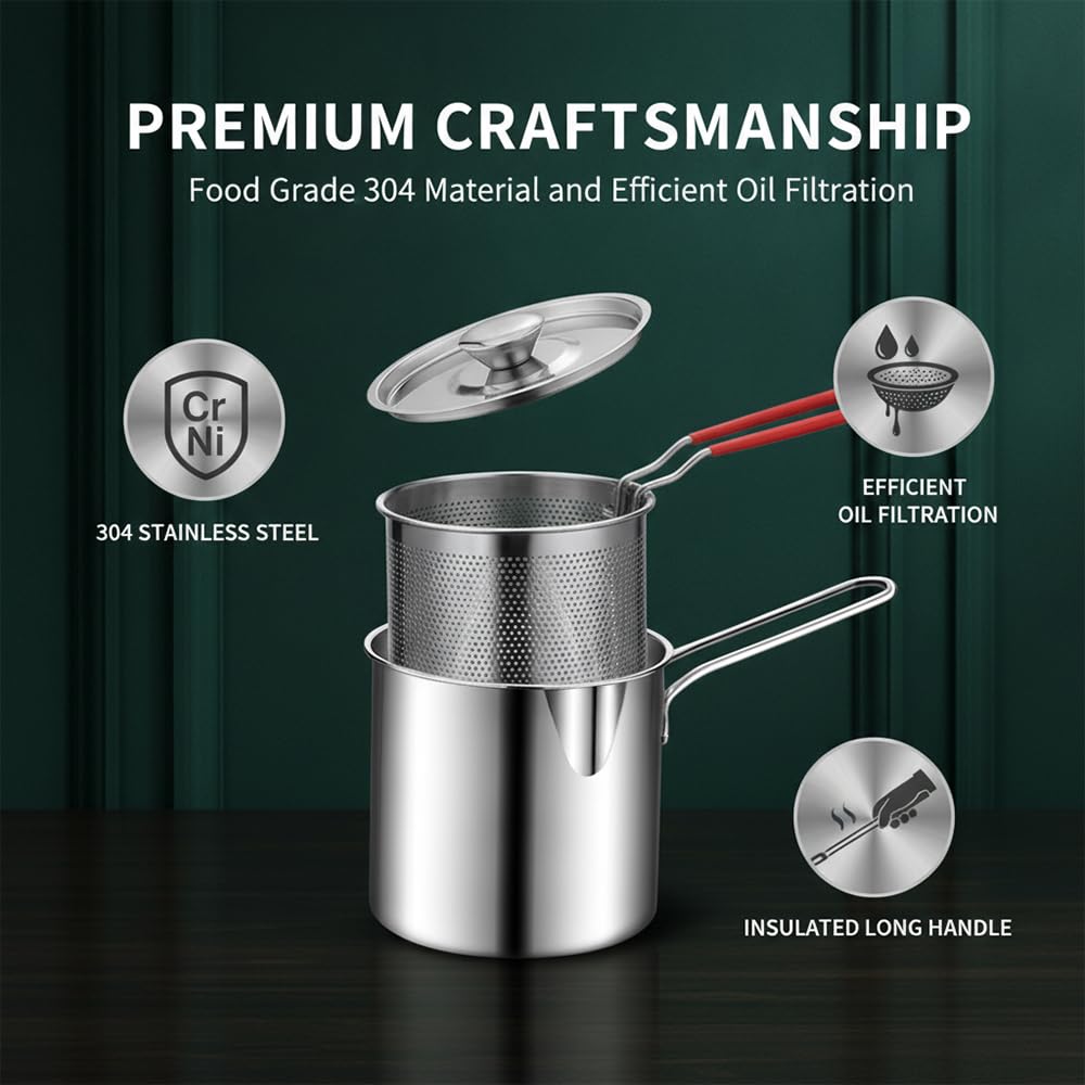 304 Stainless Steel Fryer X3099