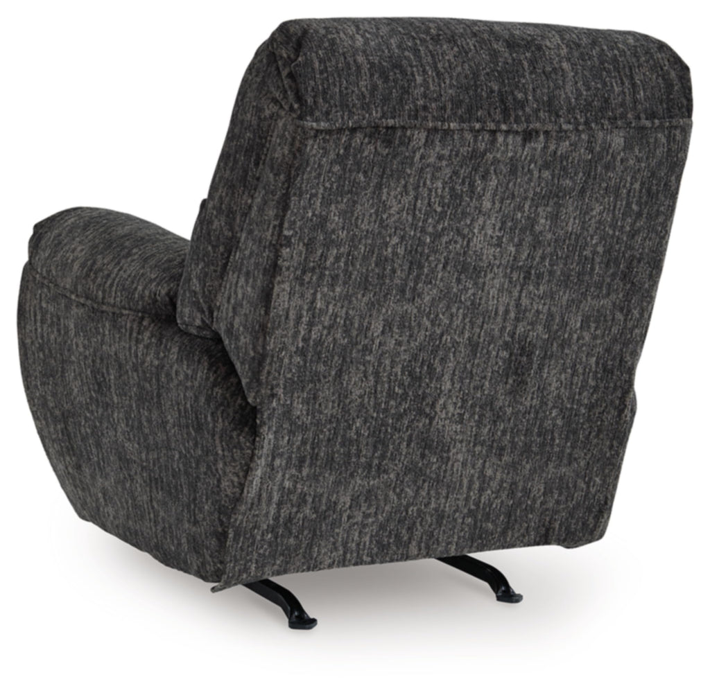 Gray Chenille Rocker Recliner Chair H57417