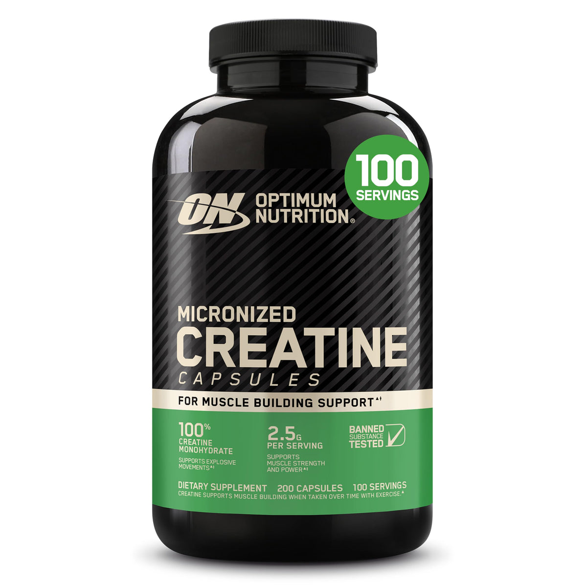Micronized Creatine Monohydrate Capsules, 200 Ct Q66773