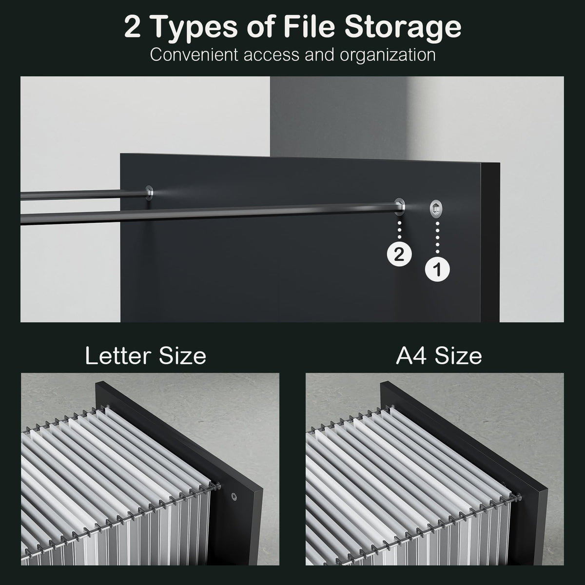 4 Drawer File Cabinet with Lock F28366