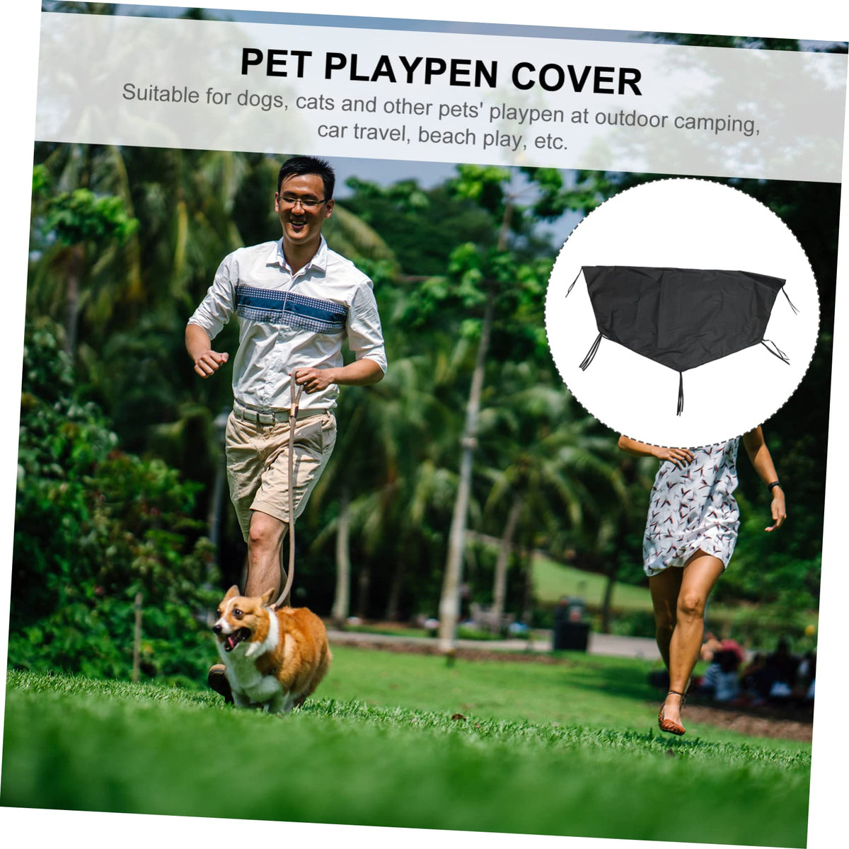 Outdoor Dog Playpen Roof Cover F77040