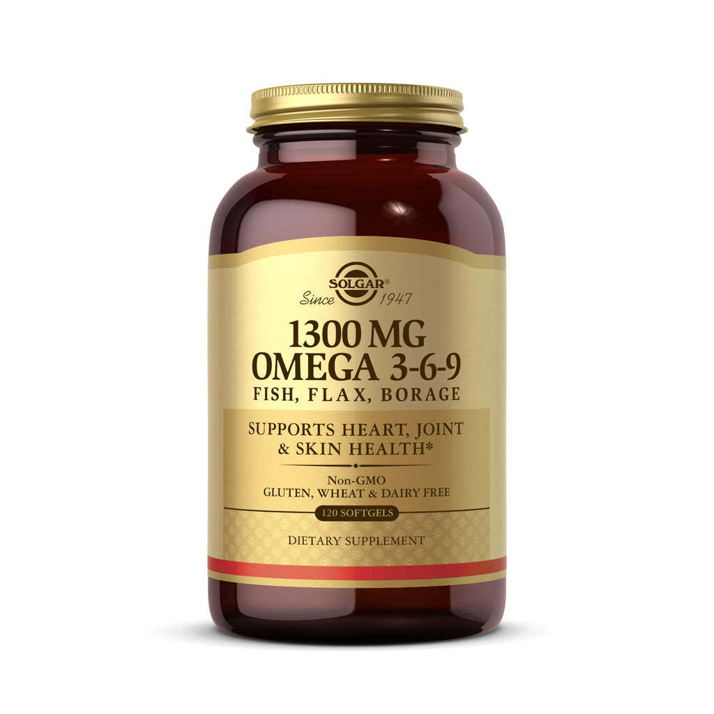 1300 mg Omega 3-6-9 120 Softgels Fish Oil Supplement D69231