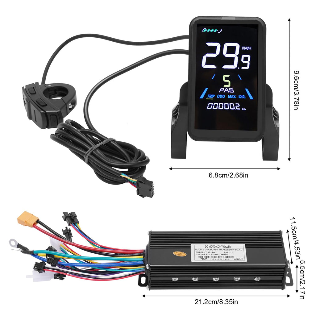 1000W Rear Hub Motor Electric Bike Conversion Kit with LCD Display Y55962