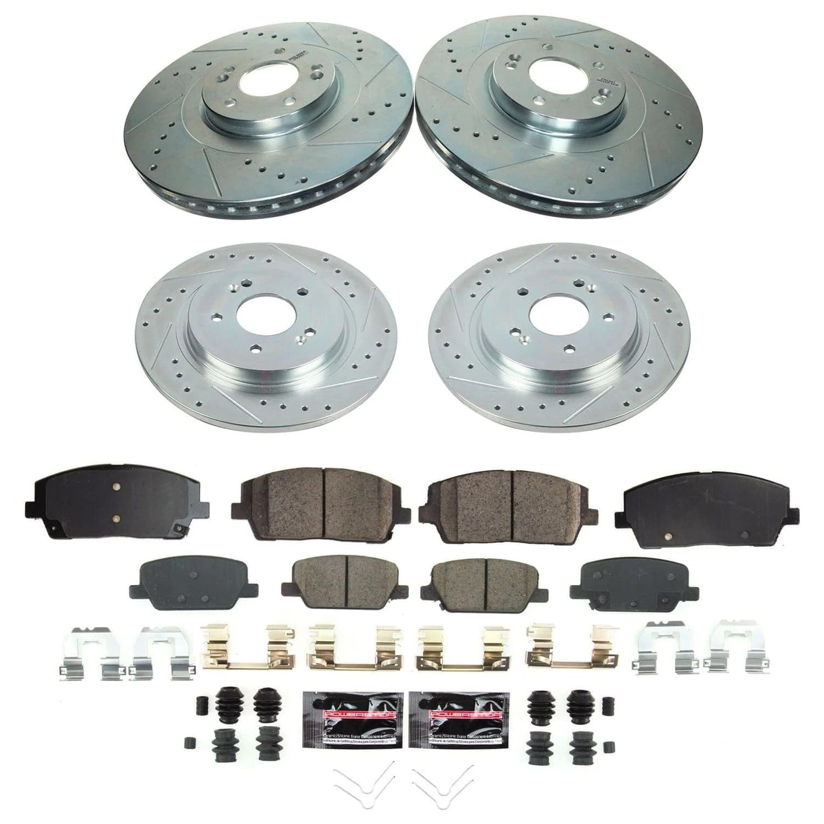 Brake Pad & Rotor Kit Front & Rear B97529