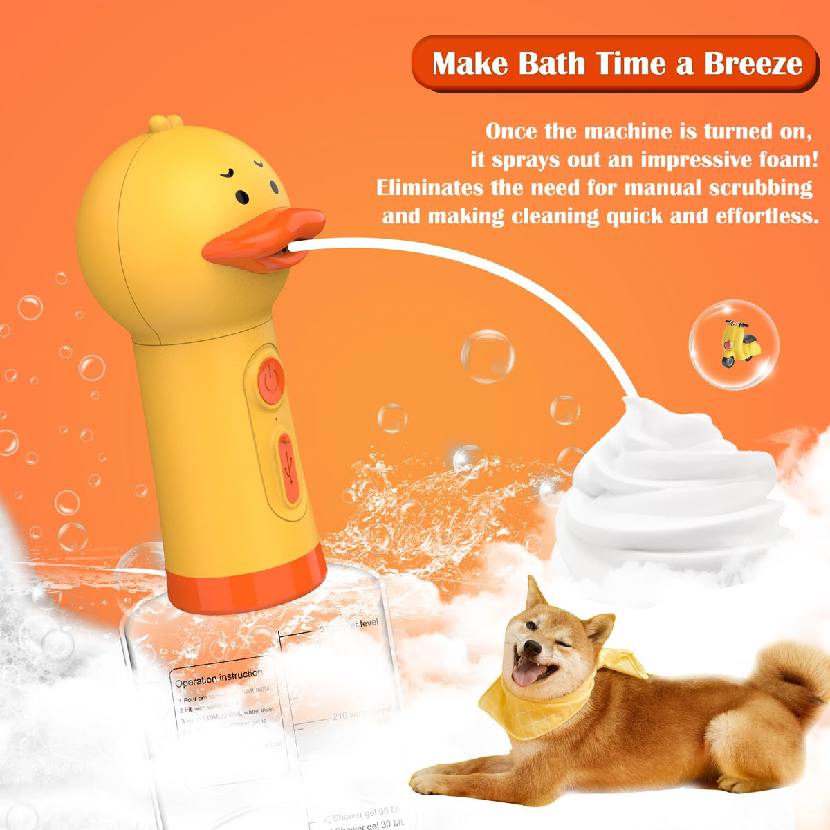Electric Foaming Shampoo Dispenser B9262