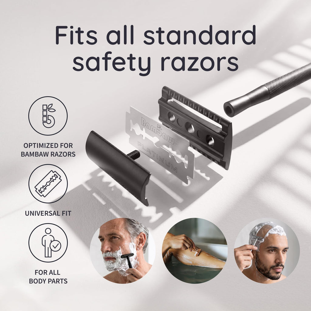 Double Edge Razor Blades 60 Pack Platinum Swedish Stainless Steel O80062