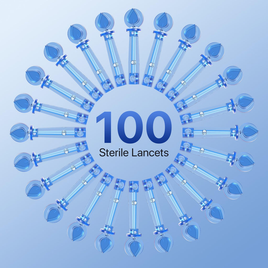 Blood Glucose Test Strips 100ct & Lancets 100ct T277