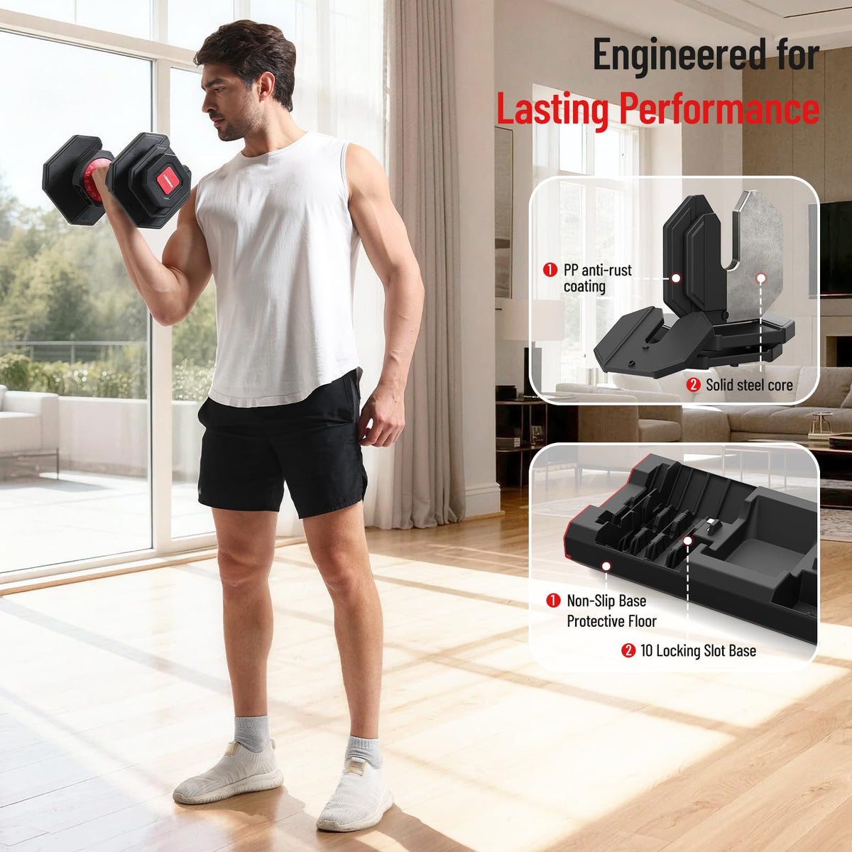 15 in 1 Adjustable Dumbbell Weight Q1762