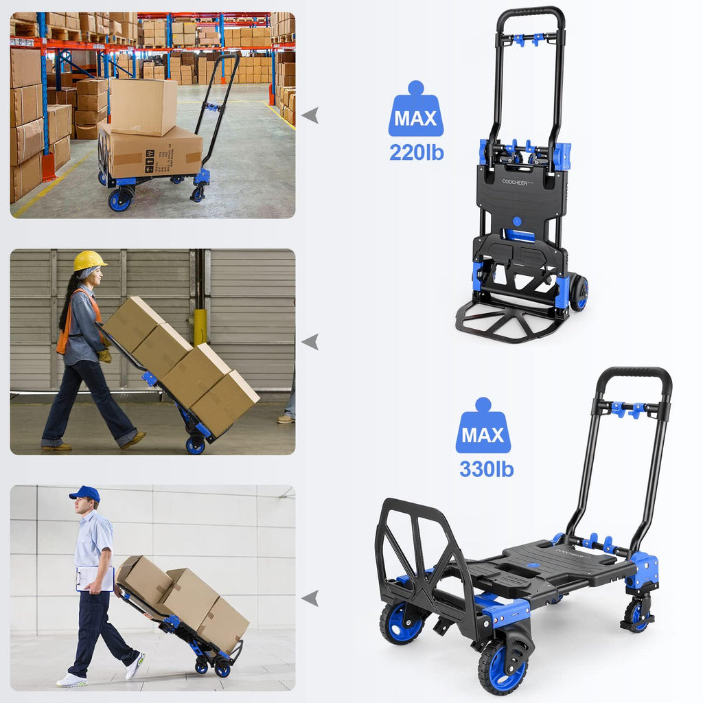 Heavy Duty 330lbs Folding Hand Truck L25130