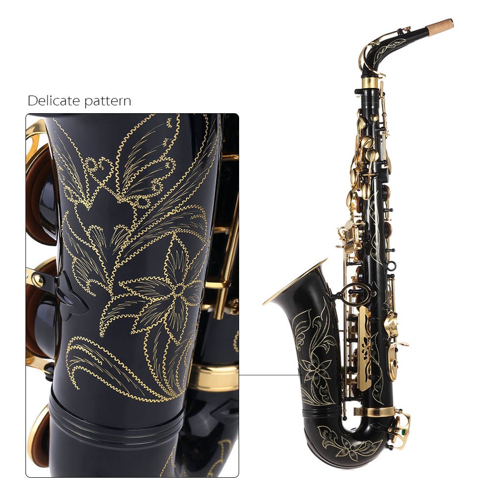 Eb Alto Saxophone Brass Gold Lacquer with Case W597