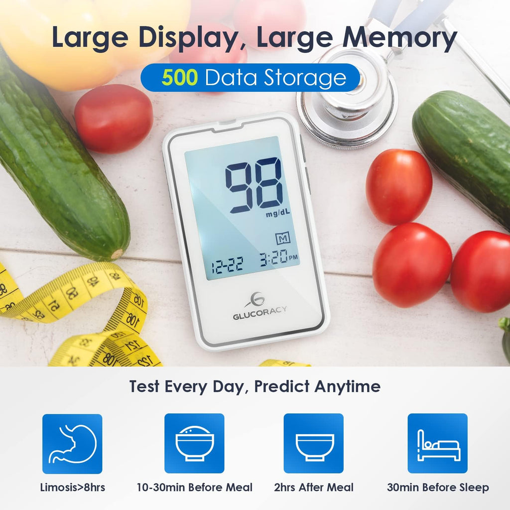 Blood Glucose Monitor Kit with 100 Test Strips P4306
