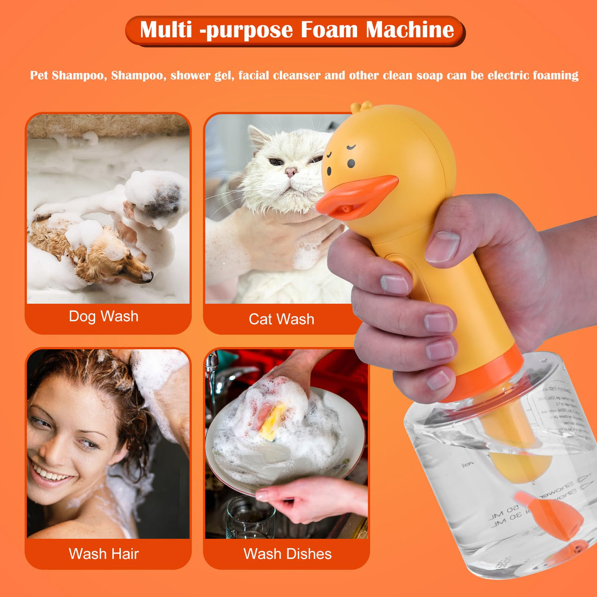 Electric Foaming Shampoo Dispenser B9262