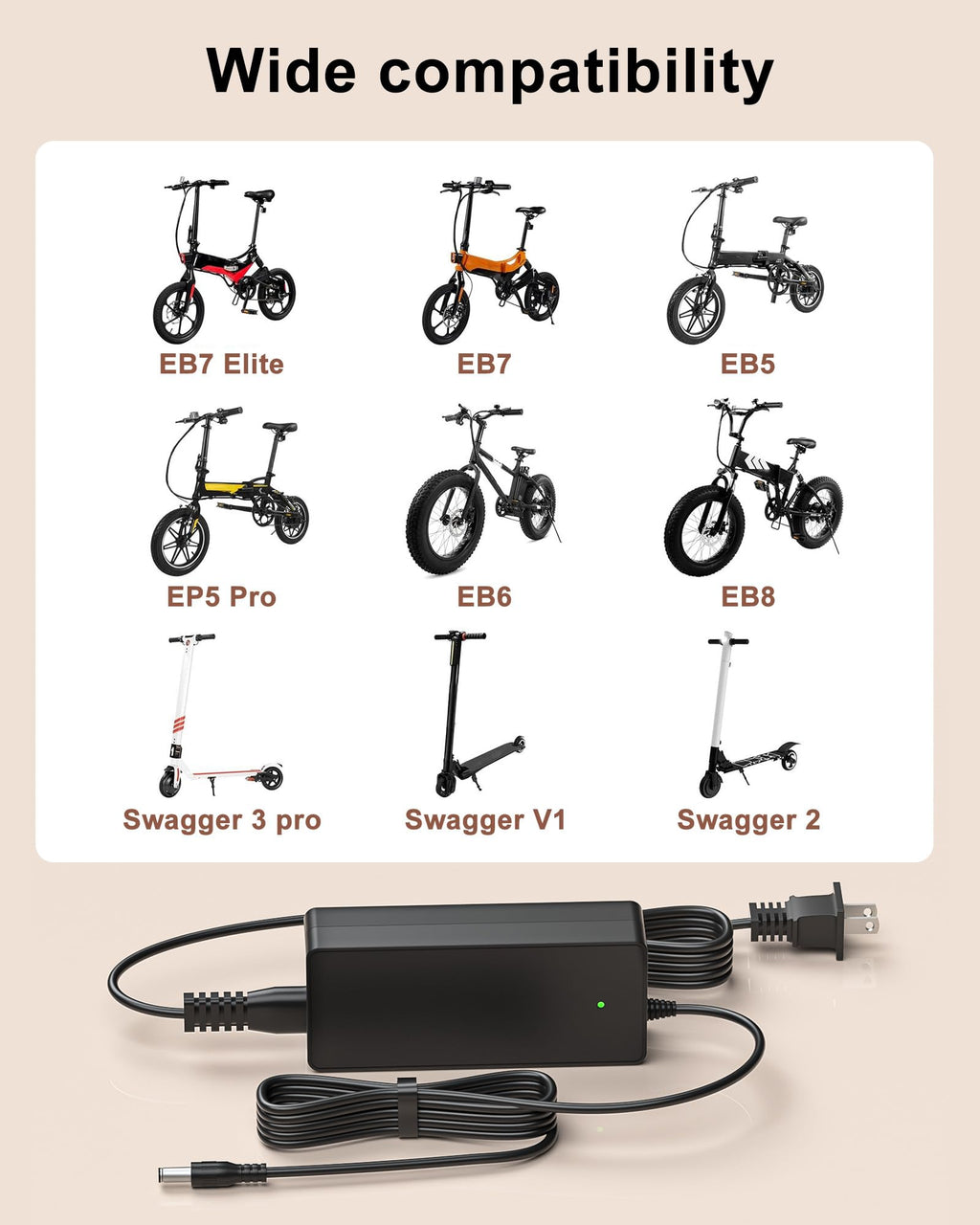 42V Electric Bike Charger A893683