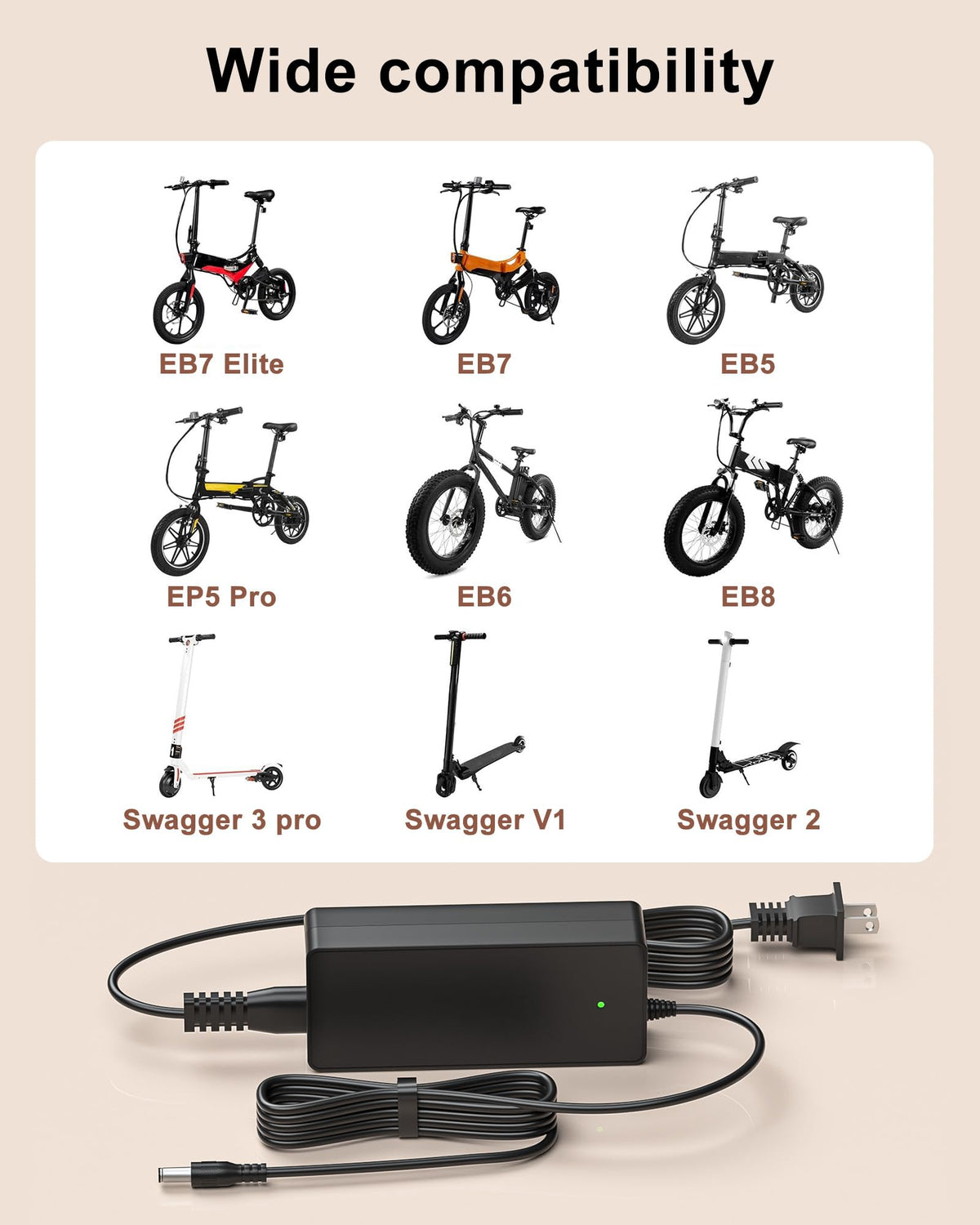 42V Electric Bike Charger A893683