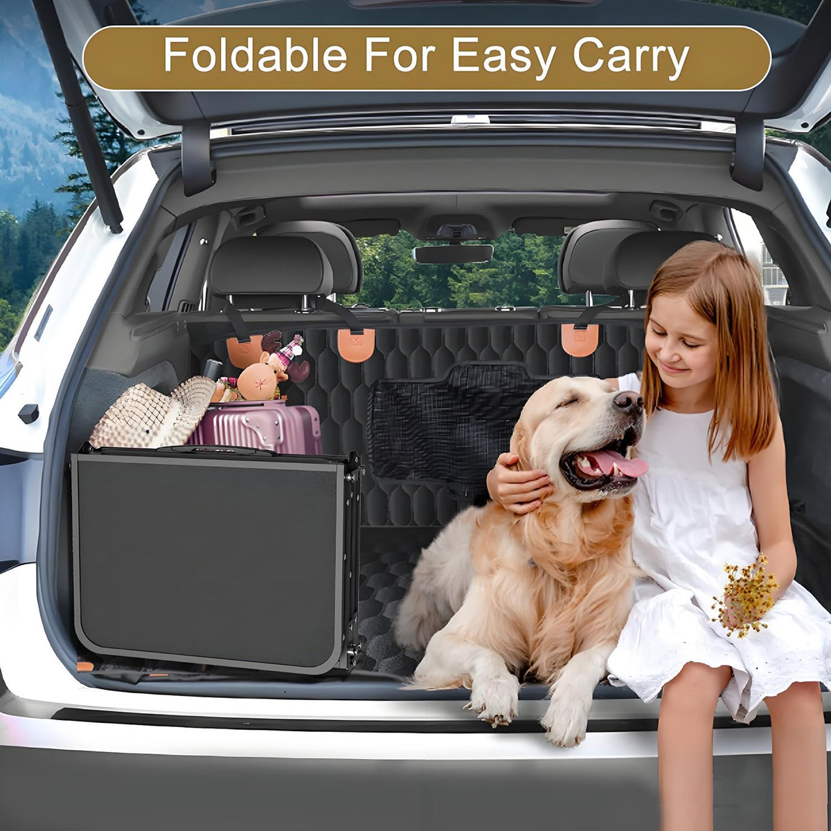 2 FT Folding Camping Table with 3 Adjustable Height L505