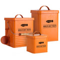 Metal Dog Food Containers with Lids and Spoon, 3 Set H20584