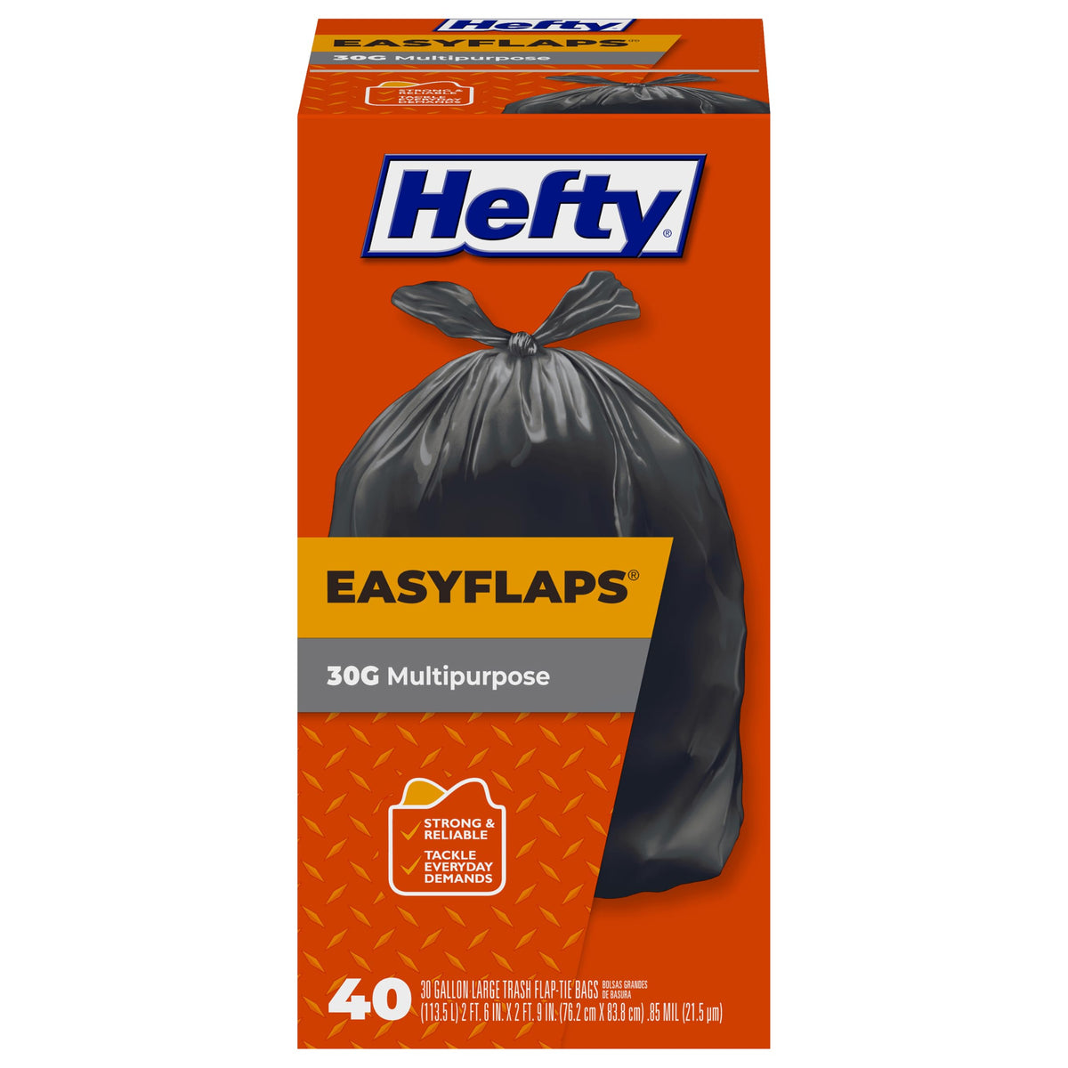 Black 30 Gallon Trash Bags G852