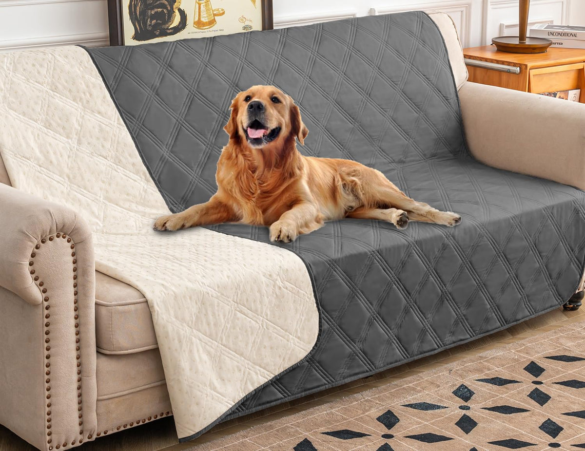 Waterproof Dog Bed Cover Pet Blanket with Anti-Slip Back U668805