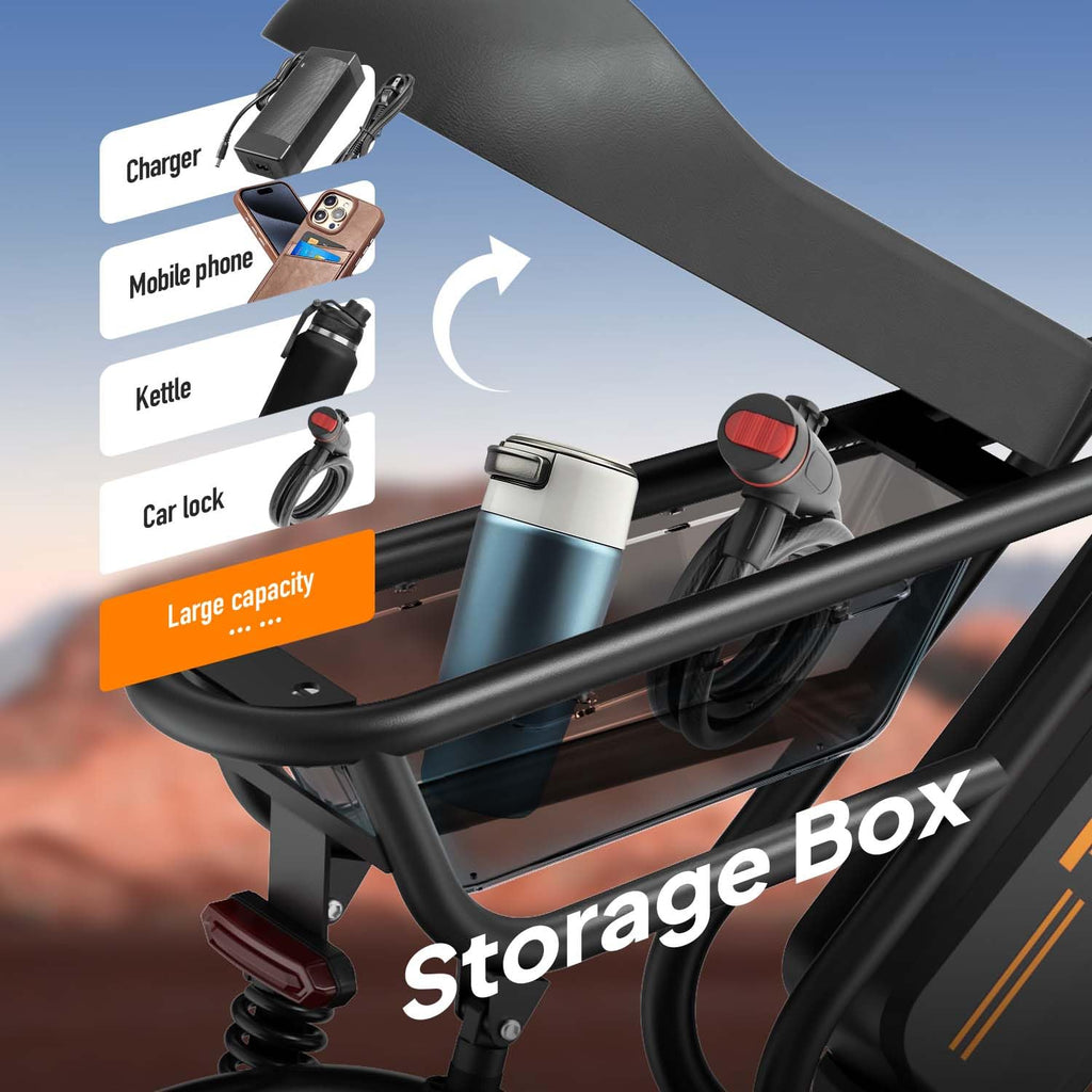 1000W Peak Electric Bike with 48V 13AH Battery, 16" Fat Tire I713438