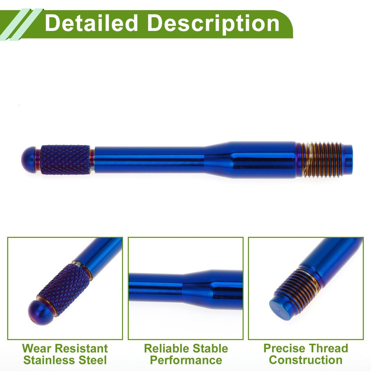 M14x1.5 120mm Stainless Steel Wheel Alignment Pin I85405