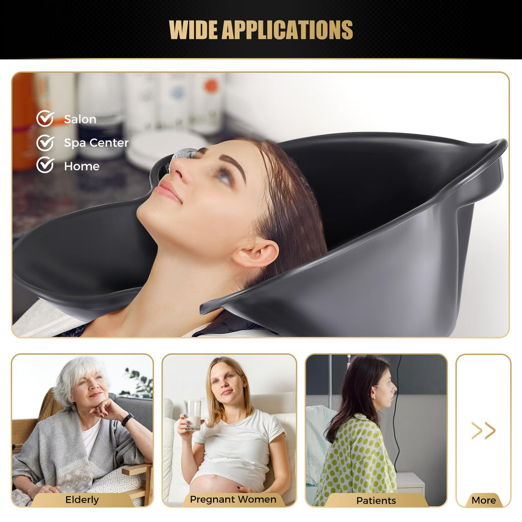 Portable Plastic Hair Washing Sink with Electric Pump J6355