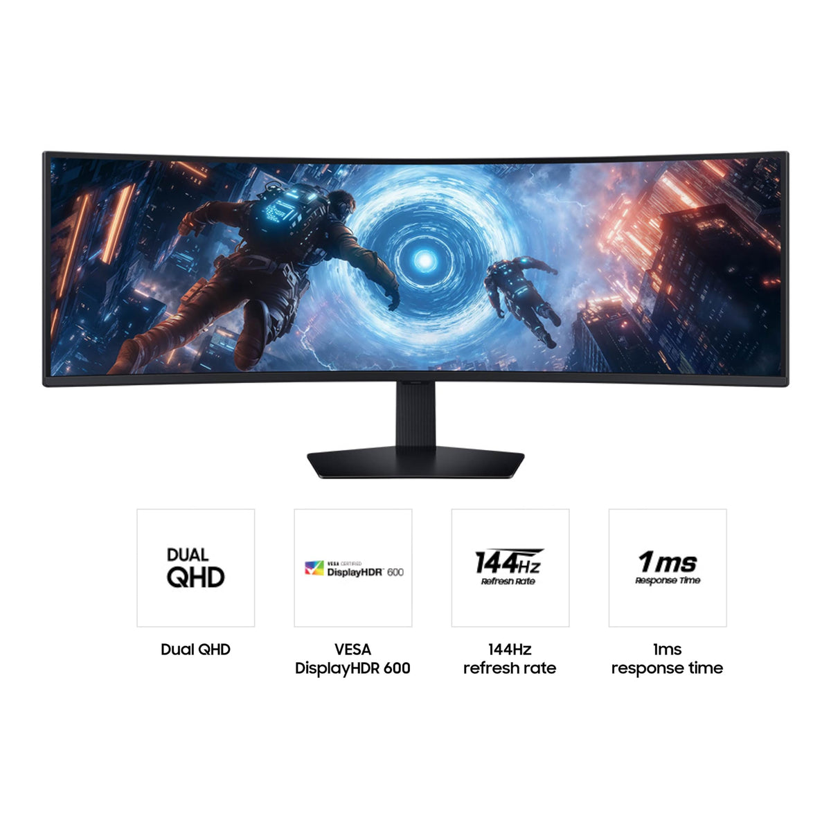 49-inch Curved Ultra-Wide Gaming Monitor N163