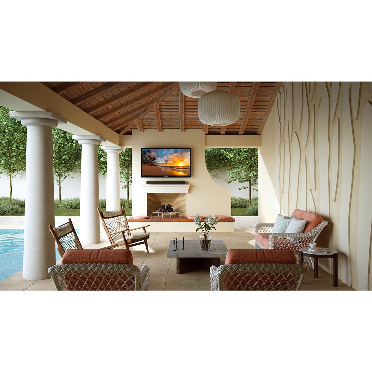 55-Inch 4K Weatherproof Outdoor Smart TV with HDR10 A249