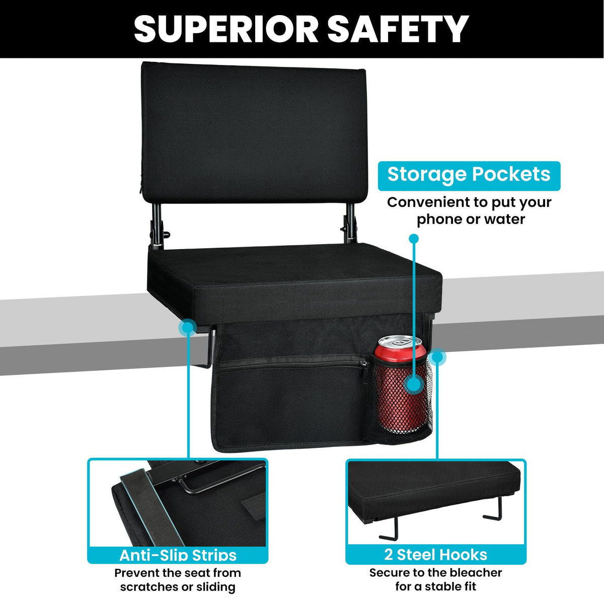 Stadium Seats with Back Support M7903