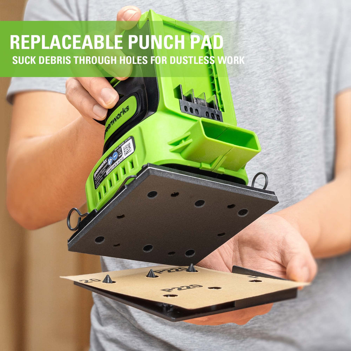 Cordless Quarter Sheet Sander P816