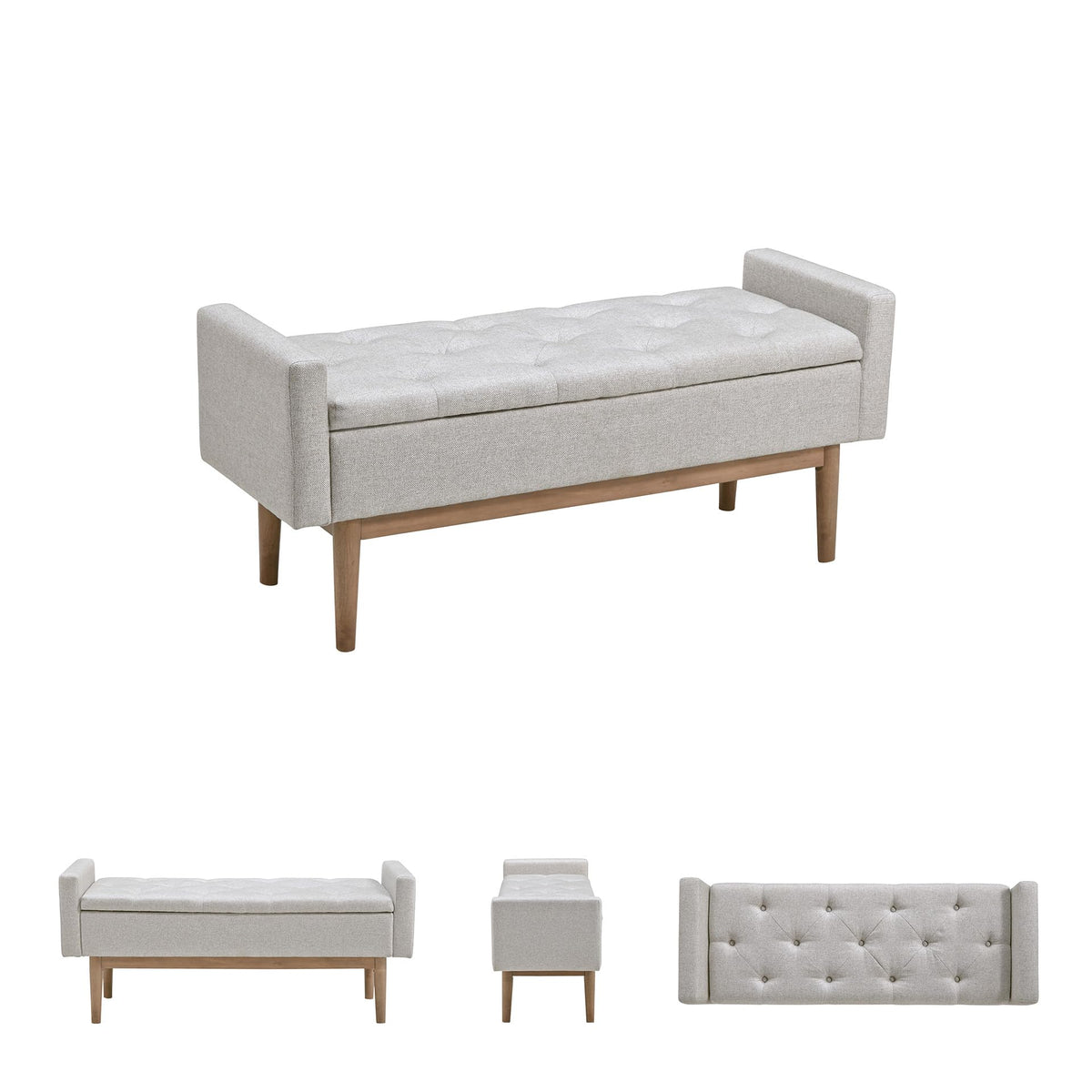 Upholstered Storage Bench L83641