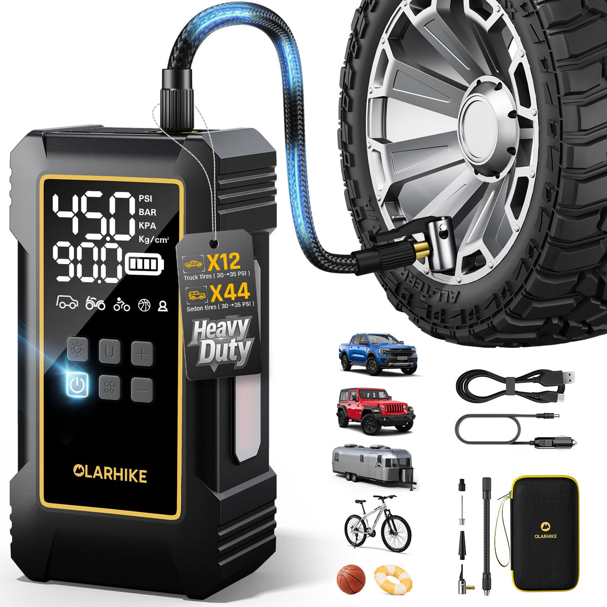 Heavy Duty Portable Air Compressor H181
