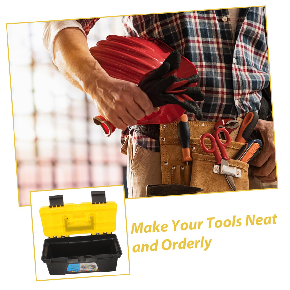 Tool Box Organizer 10 Inch Hard Carrying Case N352